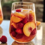 Chilled Peach Moscato Sangria
