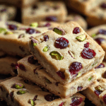 Cranberry Pistachio Shortbread Cookies: A Festive Delight for the Holidays