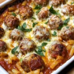 Dump-and-Bake Meatball Casserole