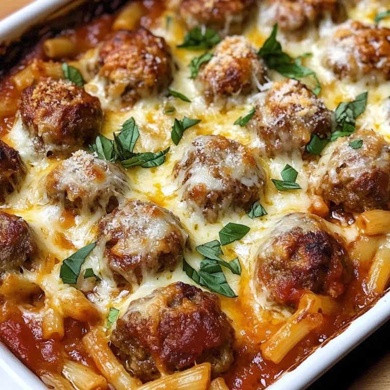 Dump-and-Bake Meatball Casserole