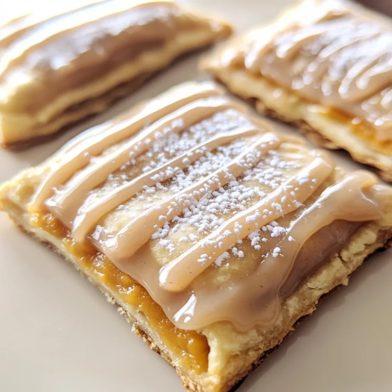 Maple-Glazed Pumpkin Poptarts