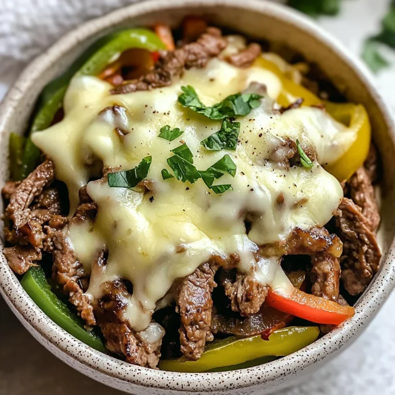 Philly Cheesesteak Bowls – Easy Low-Carb Dinner Idea