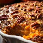 Pumpkin Pecan Cobbler