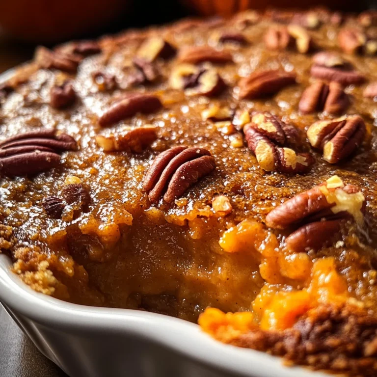 Pumpkin Pecan Cobbler