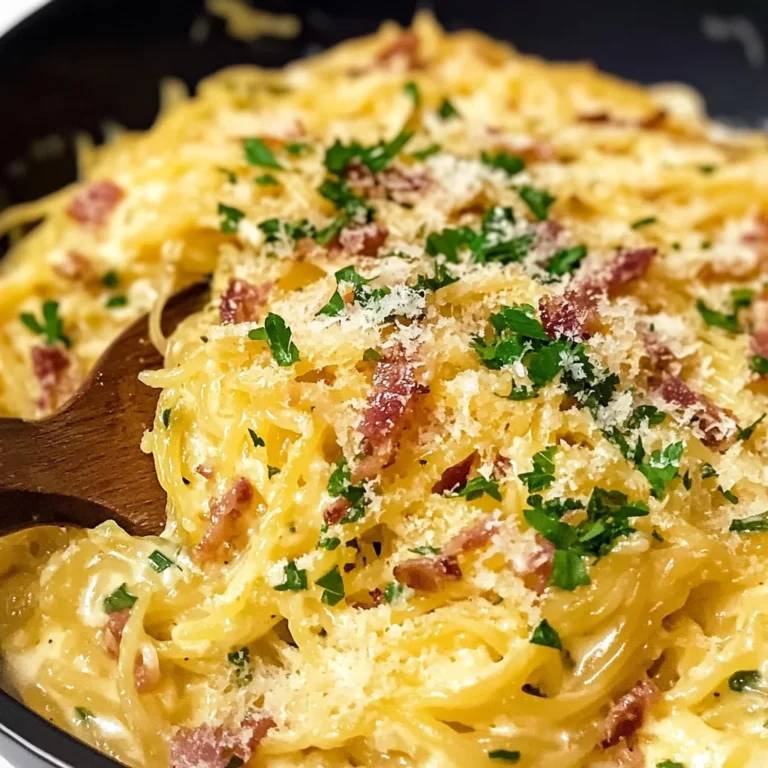 Spaghetti Squash Carbonara