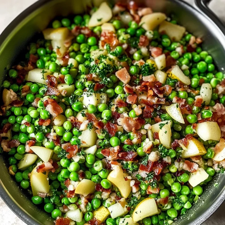 Thanksgiving Peas (with Pear and Pancetta)