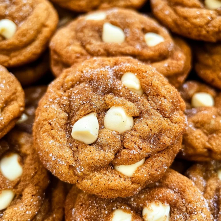 White Chocolate Pumpkin Snickerdoodles