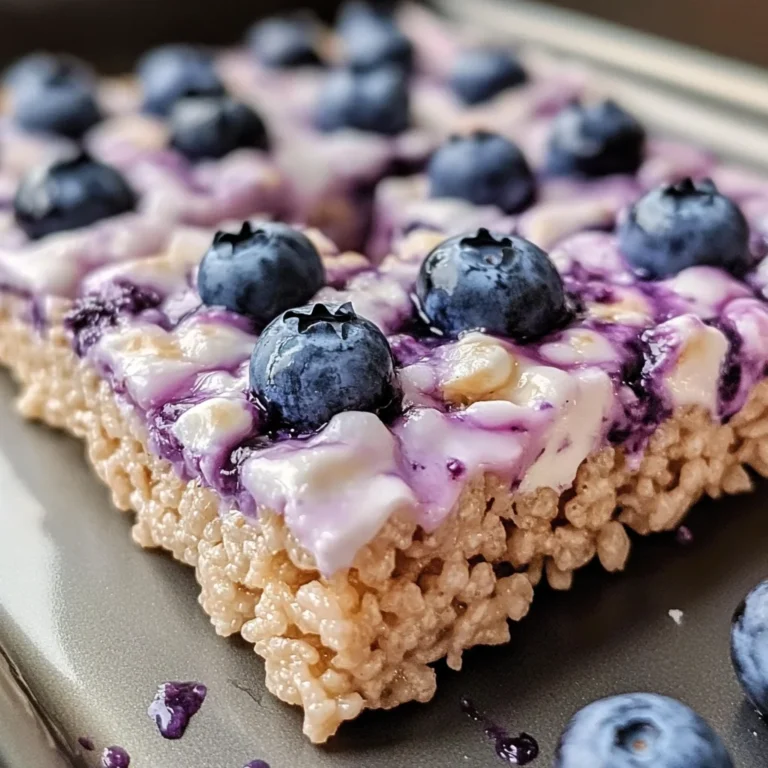 Blueberry Rice Krispies