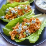 Buffalo Chicken Lettuce Wraps
