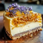 Ultimate Lemon Lavender Cheesecake with Honeycomb Magic