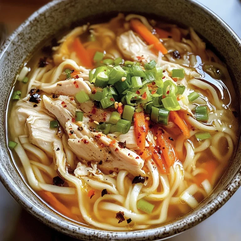 Aromatic Ginger Scallion Chicken Noodle Soup - Alrightwithme