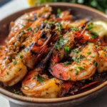 BBQ Grilled Prawns with Garlic, Lemon & Chilli