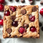 Cherry Chocolate Chip Blondies