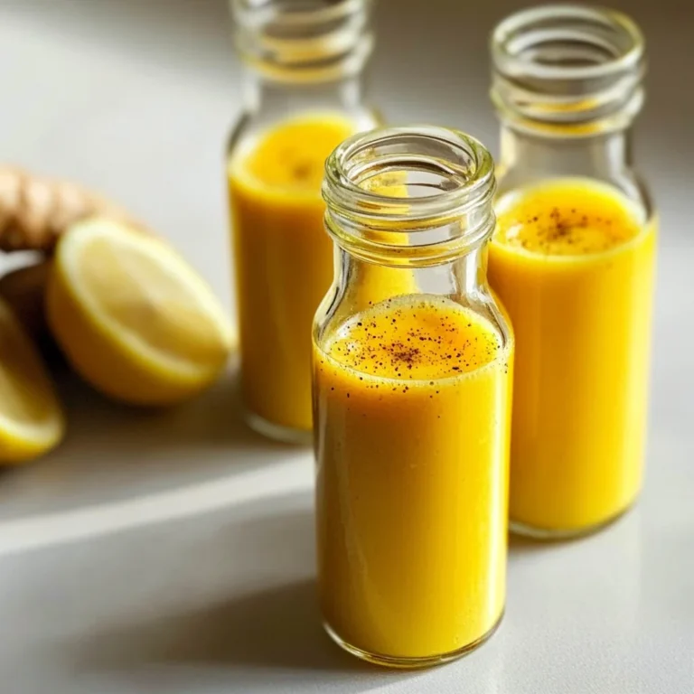 Lemon Ginger Turmeric Shot