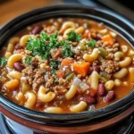 Olive Garden Slow Cooker Pasta Fagioli: Comfort in Every Spoonful