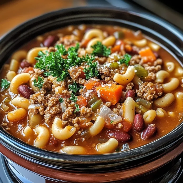 Olive Garden Slow Cooker Pasta Fagioli: Comfort in Every Spoonful