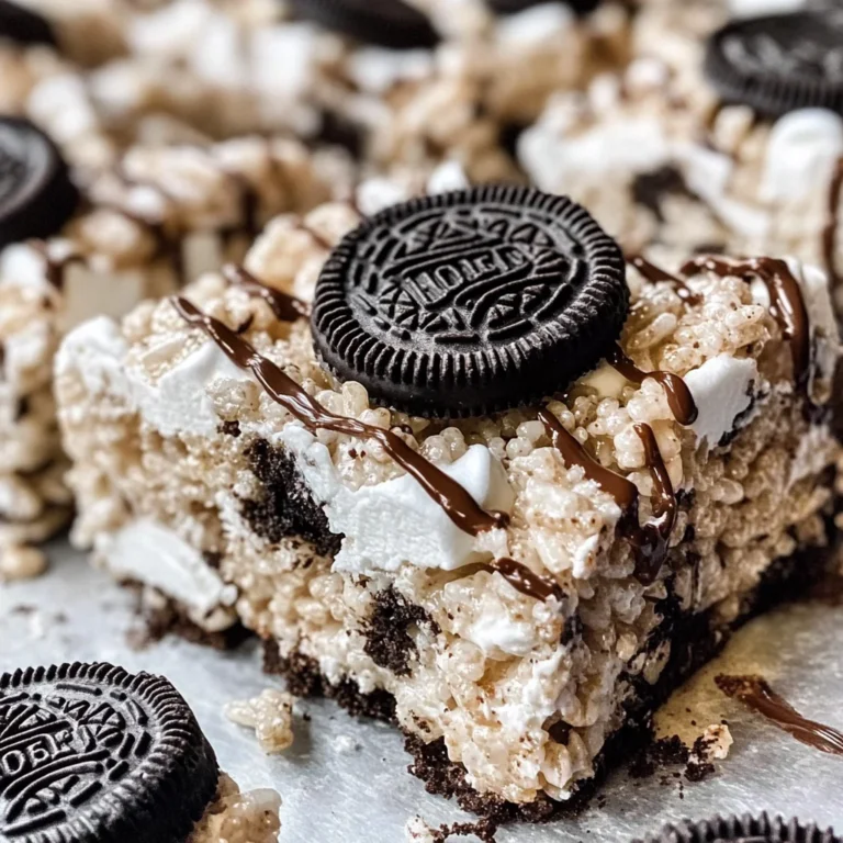 Oreo Rice Krispies Treats